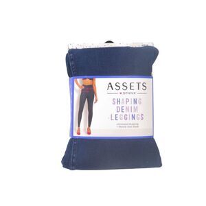 Assets by SPANX Shaping Denim Leggings High Rise Tummy Control Women 1X